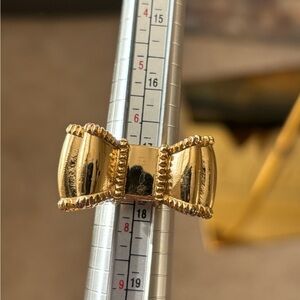 kate spade Gold Bow Statement Ring